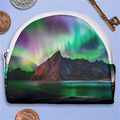 Aurora Borealis Nature Sky Light Horseshoe Style Canvas Pouch