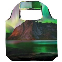 Aurora Borealis Nature Sky Light Foldable Grocery Recycle Bag by B30l