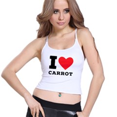 I Love Carrots  Spaghetti Strap Bra Top by ilovewhateva