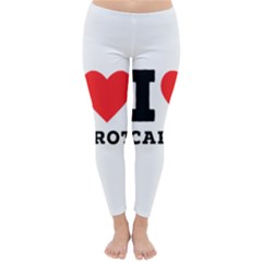 I Love Carrots  Classic Winter Leggings by ilovewhateva