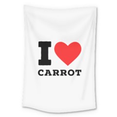 I Love Carrots  Large Tapestry by ilovewhateva