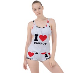 I Love Carrots  Boyleg Tankini Set  by ilovewhateva