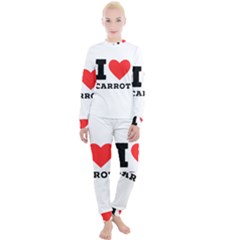 I Love Carrots  Women s Lounge Set by ilovewhateva