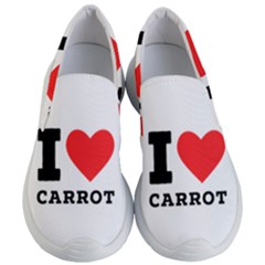 I Love Carrots  Women s Lightweight Slip Ons by ilovewhateva