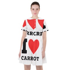 I Love Carrots  Sailor Dress by ilovewhateva