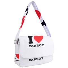 I Love Carrots  Courier Bag by ilovewhateva