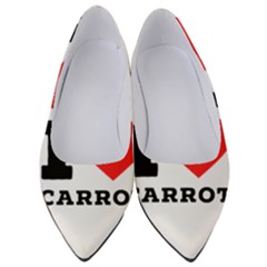 I Love Carrots  Women s Low Heels by ilovewhateva