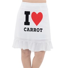 I Love Carrots  Fishtail Chiffon Skirt by ilovewhateva