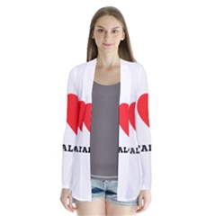 I Love Cantaloupe  Drape Collar Cardigan by ilovewhateva