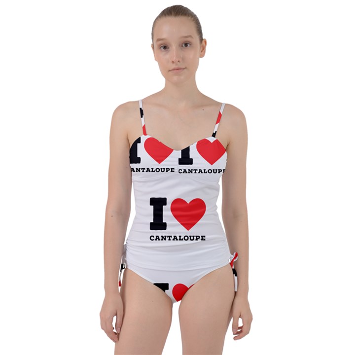 I love cantaloupe  Sweetheart Tankini Set