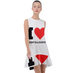 I Love Cantaloupe  Frill Swing Dress by ilovewhateva