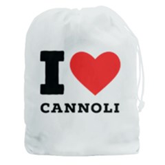 I Love Cannoli  Drawstring Pouch (3xl) by ilovewhateva