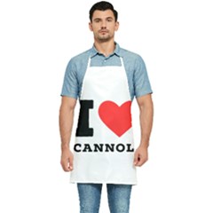 I Love Cannoli  Kitchen Apron by ilovewhateva