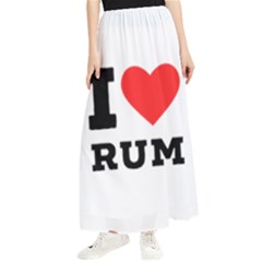 I Love Rum Maxi Chiffon Skirt by ilovewhateva