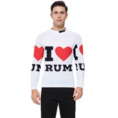 I Love Rum Men s Long Sleeve Rash Guard by ilovewhateva