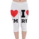 I love rum Velvet Capri Leggings  View1