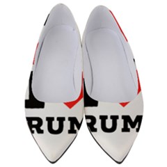 I Love Rum Women s Low Heels by ilovewhateva