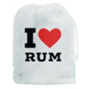 I love rum Drawstring Pouch (3XL) View1