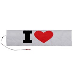 I Love Rum Roll Up Canvas Pencil Holder (l) by ilovewhateva