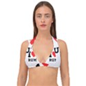 I love rum Double Strap Halter Bikini Top View1