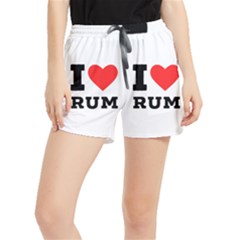 I Love Rum Women s Runner Shorts by ilovewhateva