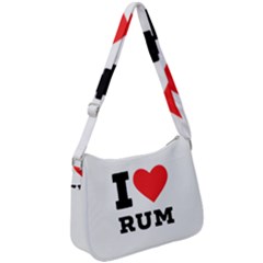 I Love Rum Zip Up Shoulder Bag by ilovewhateva