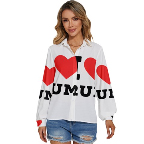 I Love Rum Women s Long Sleeve Button Up Shirt by ilovewhateva