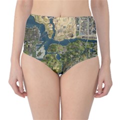 Map Illustration Gta Classic High-waist Bikini Bottoms by B30l