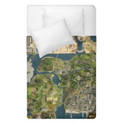 Map Illustration Gta Duvet Cover Double Side (single Size)