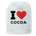 I love cocoa Drawstring Pouch (3XL) View2