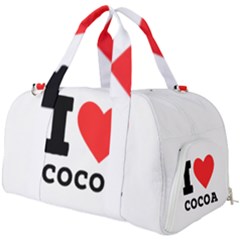 I Love Cocoa Burner Gym Duffel Bag by ilovewhateva