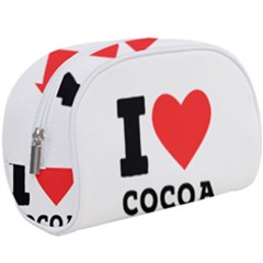 I Love Cocoa Make Up Case (large) by ilovewhateva