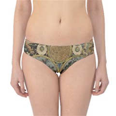 Vintage World Map Travel Geography Hipster Bikini Bottoms by B30l