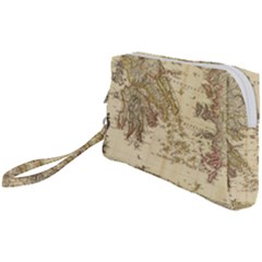 Map Of Greece Archipelago Wristlet Pouch Bag (small) by B30l