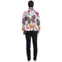 Butterflies Abstract Colorful Floral Flowers Vector Men s Bomber Jacket View4