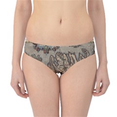 Iceland Cartography Map Renaissance Hipster Bikini Bottoms by B30l