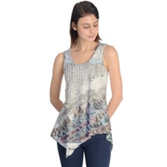 Mountain View Mountain Top Infographics Map Sleeveless Tunic by B30l