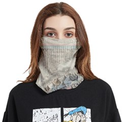 Mountain View Mountain Top Infographics Map Face Covering Bandana (two Sides) by B30l