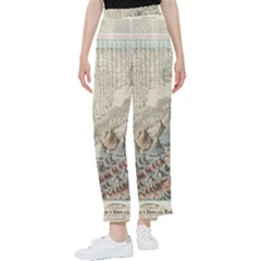 Mountain View Mountain Top Infographics Map Women s Pants  by B30l