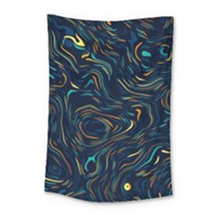 Colorful Abstract Pattern Creative Colorful Line Linear Background Small Tapestry