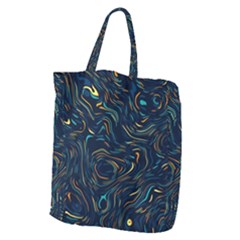 Colorful Abstract Pattern Creative Colorful Line Linear Background Giant Grocery Tote by B30l