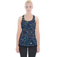 Colorful Abstract Pattern Creative Colorful Line Linear Background Piece Up Tank Top by B30l