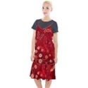 Four Red Butterflies With Flower Illustration Butterfly Flowers Camis Fishtail Dress View1