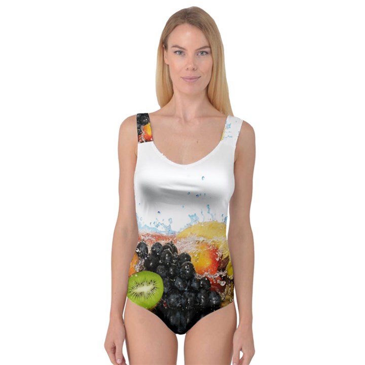 Variety Of Fruit Water Berry Food Splash Kiwi Grape Princess Tank Leotard 