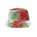 Red Strawberries Water Squirt Strawberry Fresh Splash Drops Inside Out Bucket Hat View1