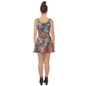 Multicolored Flower Decor Flowers Patterns Leaves Colorful Inside Out Casual Dress View2