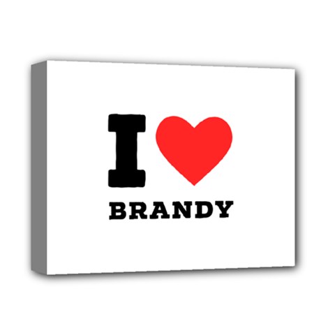 I Love Brandy Deluxe Canvas 14  X 11  (stretched) by ilovewhateva