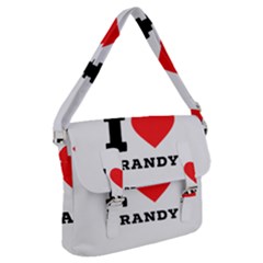 I Love Brandy Buckle Messenger Bag by ilovewhateva