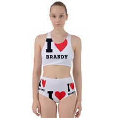 I Love Brandy Racer Back Bikini Set by ilovewhateva