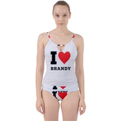 I Love Brandy Cut Out Top Tankini Set by ilovewhateva